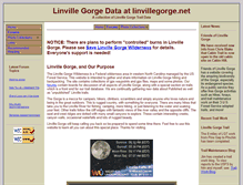 Tablet Screenshot of linvillegorge.net